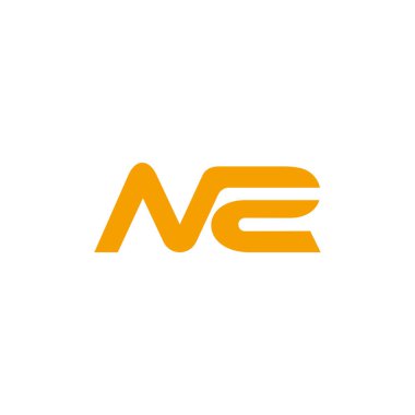 harf nr basit bağlı çizgiler hareket geometrik sembol logo vektörü