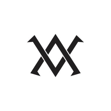 av harfi, üst üste binen logo vektörü