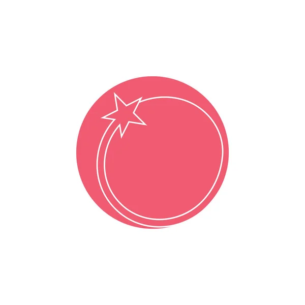 Cirkel Geometriska Rörelse Stjärnor Rotation Logotyp Vektor — Stock vektor