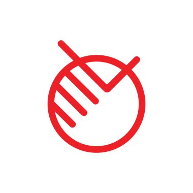 çizgi parmakla gösterilen 2 numaralı logo vektörü