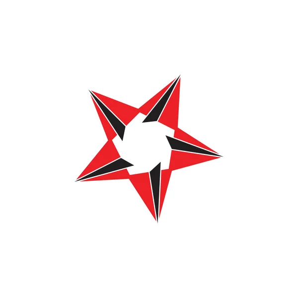Vector Logotipo Geométrico Estrella — Vector de stock