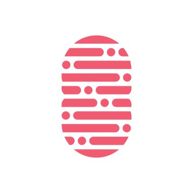 kapsül şekilli noktalar çizgi süsleme vektörü