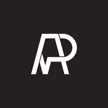 Basit harf ap baloncuk konuşma hattı tasarım logo vektörü