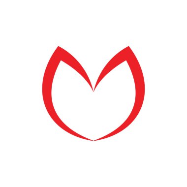 Basit aşk sembolü vektörü