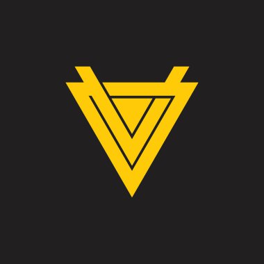 bağlantı geometrik mektup ok vektör üçgen