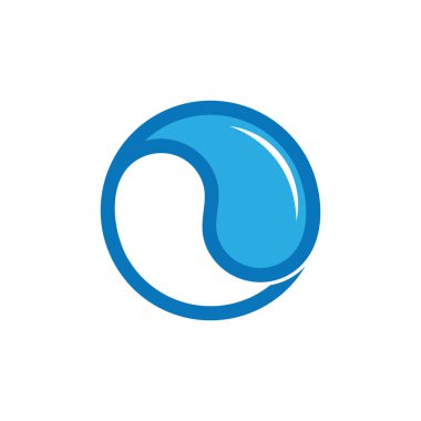 su parlaklığı dönüş denge sembolü logo vektörü