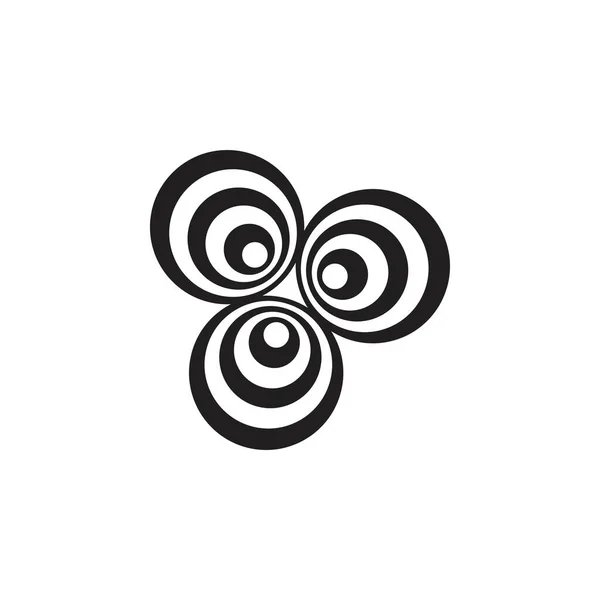 Hipnótico Símbolo Logo Vector — Vector de stock