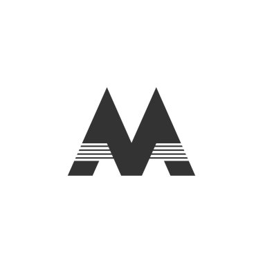 basit çizgi geometrik Logo vektör