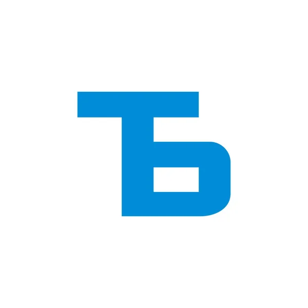Буква Простий Геометричний Символ Лінії Вектор Логотипу — стоковий вектор
