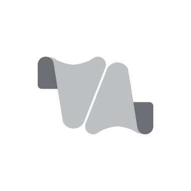 3d ters yönde ok logo vektörü