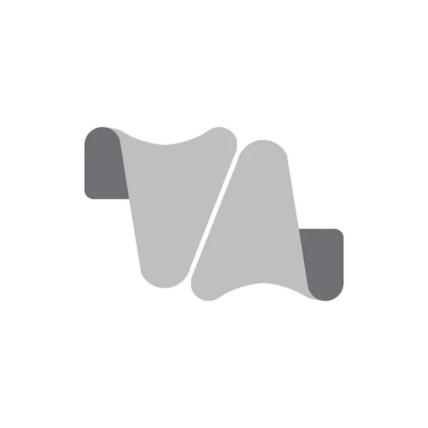 Entgegengesetzte Richtung Pfeil Logo Vektor — Stockvektor