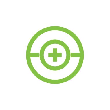 Artı tıbbi çember geometrik çizgi basit vektör