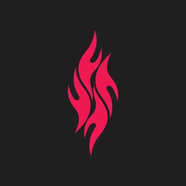 Bokstaven Flamma Grunge Logo Vektor — Stock vektor