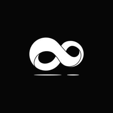 soyut 3d sonsuzluk logo vektörü