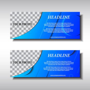Web Banner Sosyal Medya kapağı. Renk arkaplanlı tasarım şablonu.