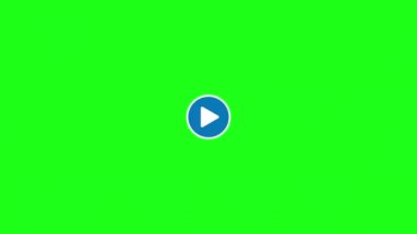 Çalma tuşu sallanıyor ve hareket ediyor. Oynat düğmesi ekrandan çıkıyor. Video