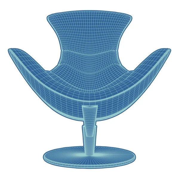 Moderne fauteuil Vector — Stockvector