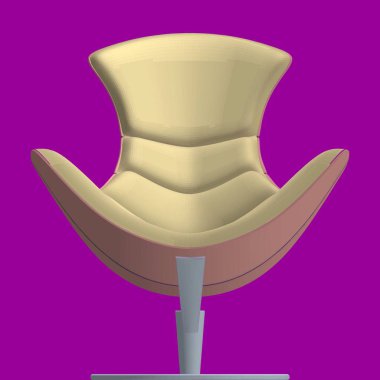 Modern koltuk vektör 