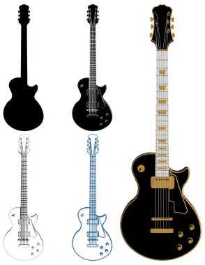Elektro Gitar vektörü 