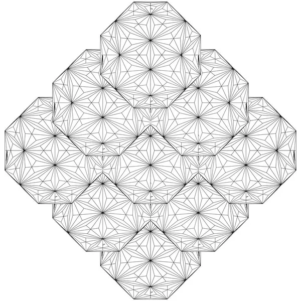 Geometriska Wire Line struktur vektor — Stock vektor