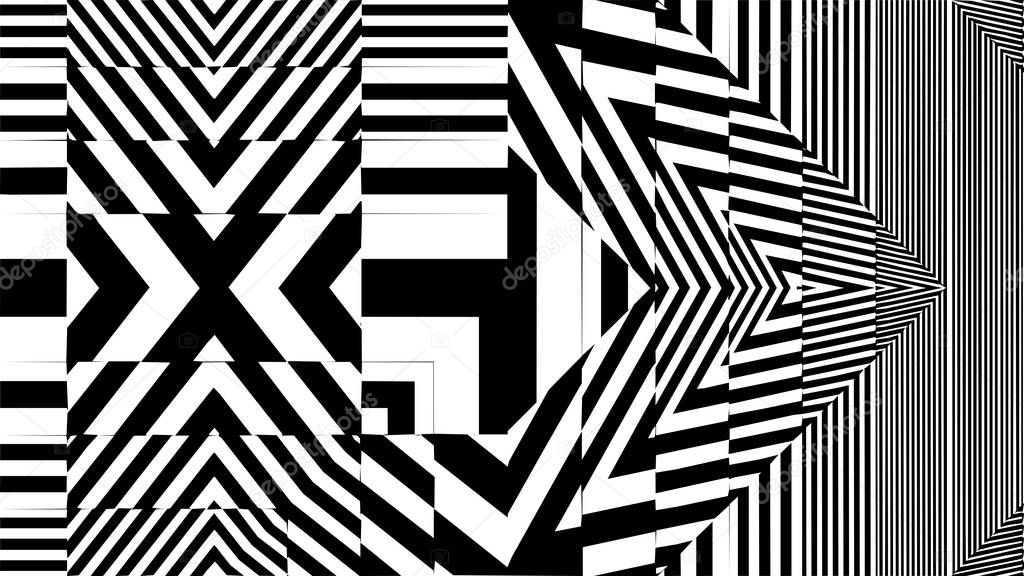 Black And White Background Illustration Vector 