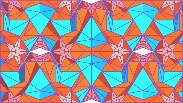 Fundo Geométrico Colorido Vetor Mosaico Hipster Fundo Feito Triângulos Design — Vetor de Stock
