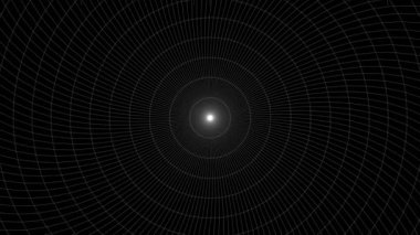Hipnotik ritmik hareketi siyah ve beyaz çizgiler