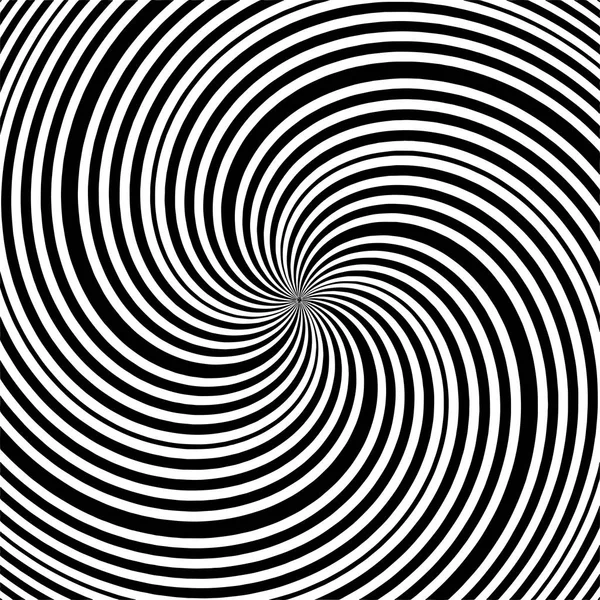Hypnotic Black White Stripe Shapes Vector — стоковый вектор