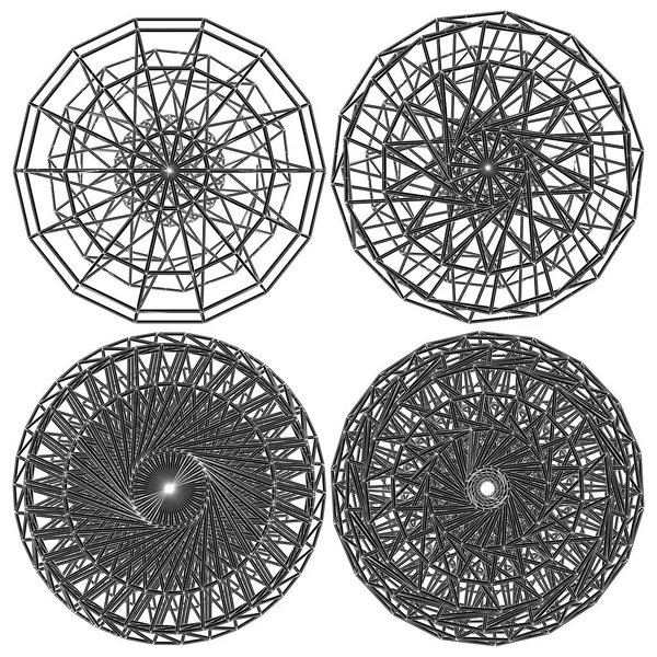 Structure Circulaire Abstraite Vecteur — Image vectorielle