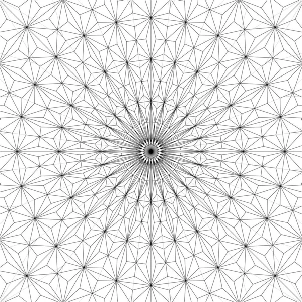 概要構造線の形状と形状ベクトル 白い背景ベクトルに孤立したイラスト 幾何学模様 — ストックベクタ