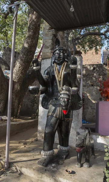 Deus Shiva Bhairav Murti em Jaipur — Fotografia de Stock