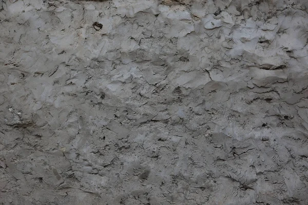 Hnědé hliněné zdi starého domu. podklad s texturou — Stock fotografie