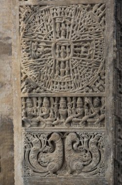 Eski Hindu Sas-Bahu Tapınağı Rajasthan, Udaipur, Hindistan yakınındaki. 