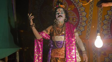 Goa, Hindistan, 2017. Hindistan'ın, bilinmeyen oyuncu (Shiva Mahadev)