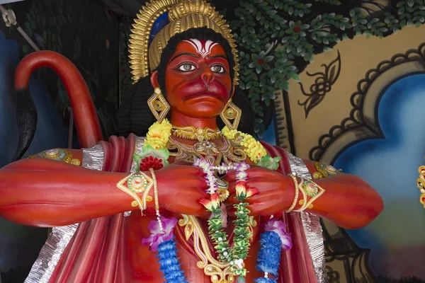 Hanuman Ayodya Daki Hindu Tanrıları Tanrıça Heykelleri Murti Hindu Tapınağında — Stok fotoğraf