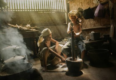Endonezya geleneksel mutfağı, Yogyakart, 23 Haziran 2012