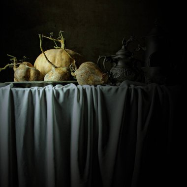 masada balkabağı ile natürmort