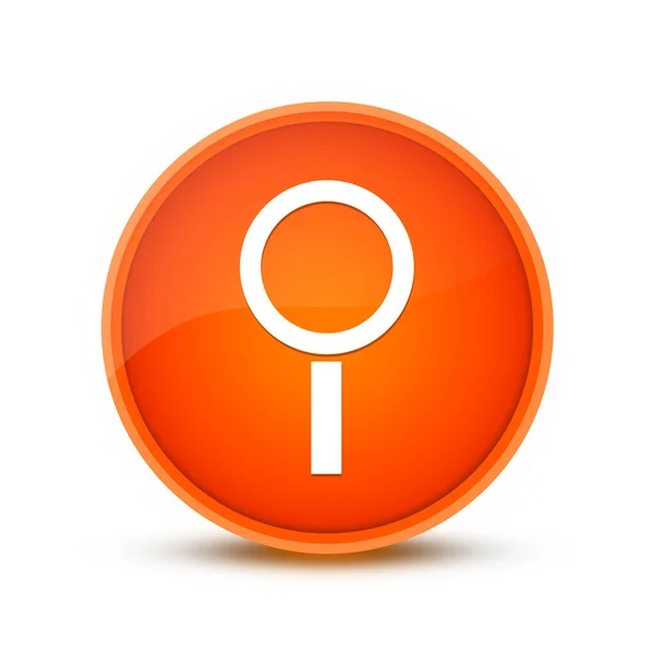 Szukaj Ikona Izolowane Specjalne Pomarańczowy Okrągły Przycisk Abstrakcyjny Ilustracja — Zdjęcie stockowe