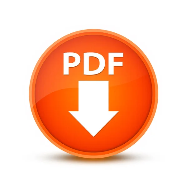 Pdf Ladda Ner Ikonen Isolerad Glasartad Orange Rund Knapp Abstrakt — Stockfoto