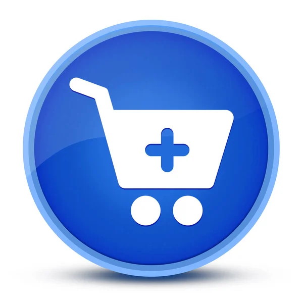 Add Shopping Cart Icon Isolated Special Blue Button Absztrakt Illustration — Stock Fotó