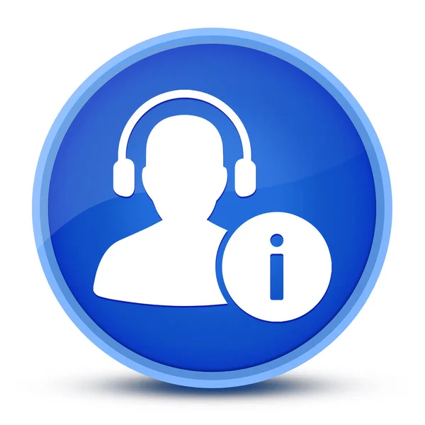 Help Desk Icon Isolated Special Blue Button Abstract Illustration — Stock Photo, Image