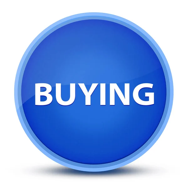 Vásárlás Elszigetelt Speciális Kék Kerek Gomb Elvont Illusztráció — Stock Fotó