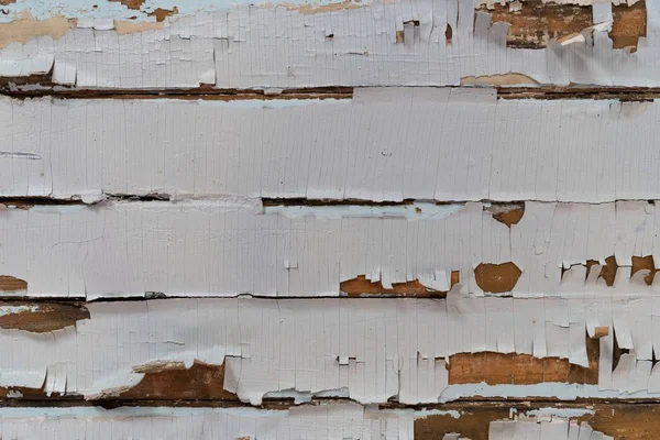 Boyalı ahşap duvar soymak. Bir iç arkaplanın parçası