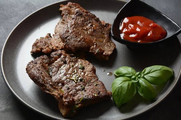 Gegrilltes Premium Rib Eye Steak — Stockfoto