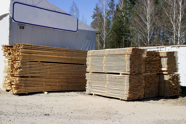 Kantenplatten Auf Lager Fertig Zum Verkauf Lager Für Baumaterialien — Stockfoto