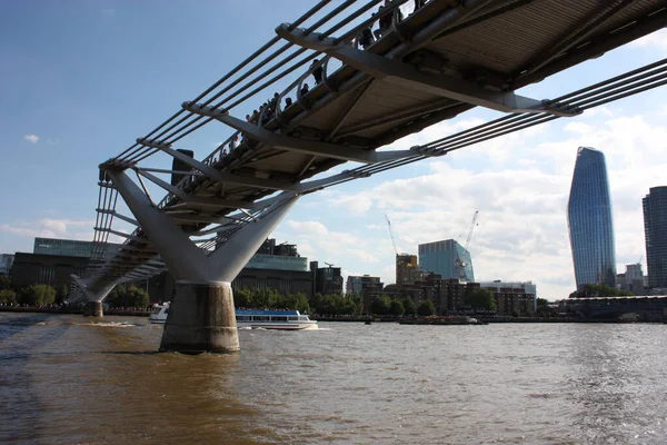 Bridge London River Thames Seen — Stock Photo, Image