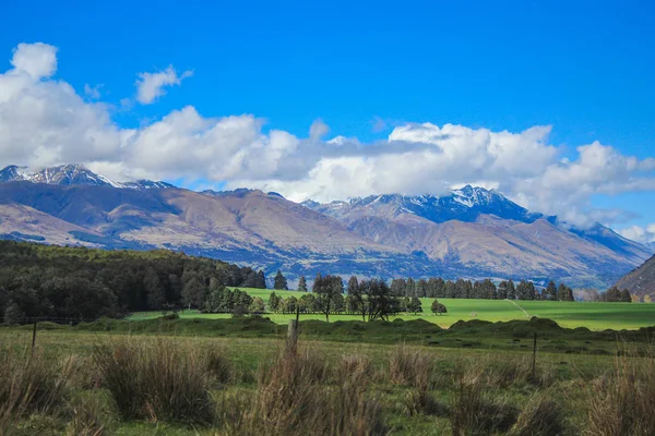 Wieś w Raju, w pobliżu Queenstown, Wyspa Południowa, Nowa Zelandia — Zdjęcie stockowe