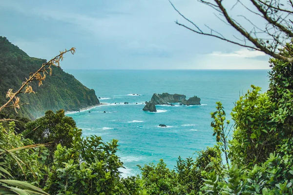 Kings Point Lookout στη Δυτική Ακτή του Νότιου Νησιού, Νέα Ζηλανδία — Φωτογραφία Αρχείου