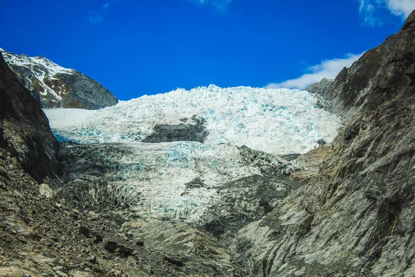 Paisagem Glaciar Franz Josef na Ilha Sul da Nova Zelândia — Fotografia de Stock