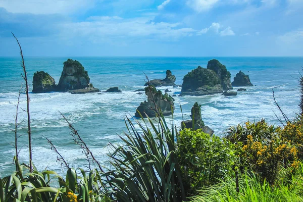 Greymouth ve Westport arasındaki batı kıyı şeridi, Güney Adası, Yeni Zelanda